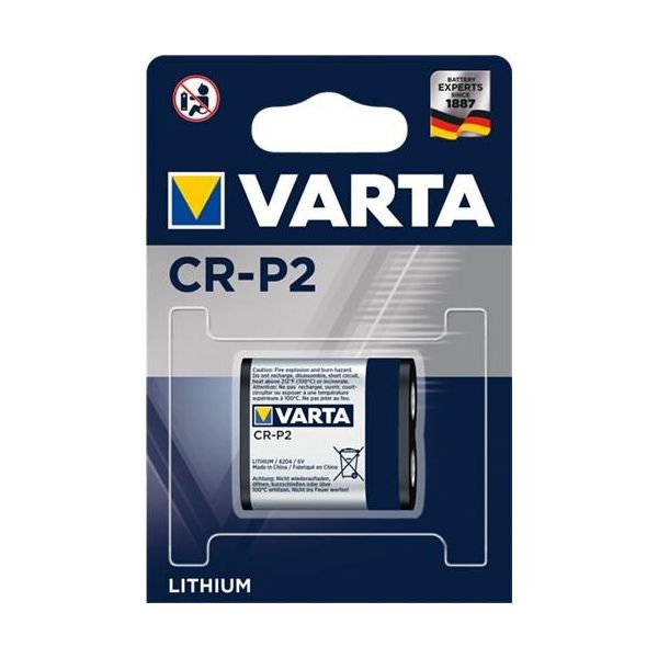 10X Varta 48156 Professional Lithium Cr P2 (6204) - Batteria Al Litio Fotografica, 6 V-image