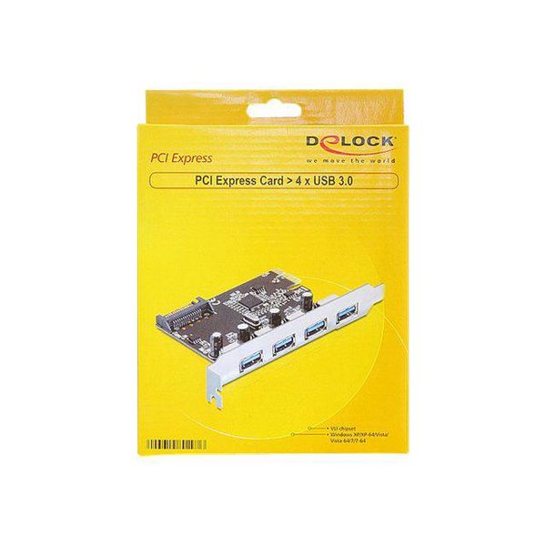 Delock 89297 Delock Pci Expr Card 4X USB3.0 Ext-image