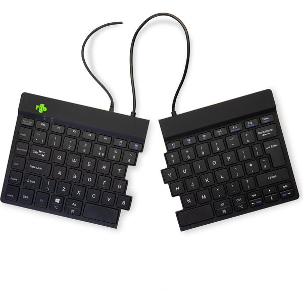 R-GO Tools R-Go Tools Tastiera Ergonomica R-Go Split Break V2 Con Software Di Interruzione, Tastiera Ergonomica Split, Qwerty (Uk), Con Cavo, Nero-image