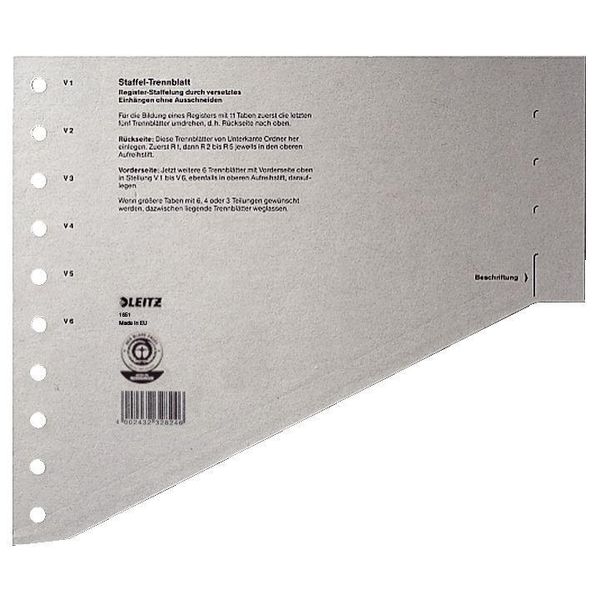 Leitz - Riviste Di Divorzio Leitz 1651 Cartoncino A4 200Gr Grigio | Prendi 100 Pezzi-image