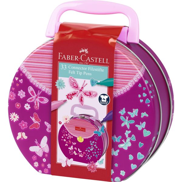 FABER-CASTELL 155537 33 Pennarelli FABER-CASTELL Connector, Colori Assortiti-image
