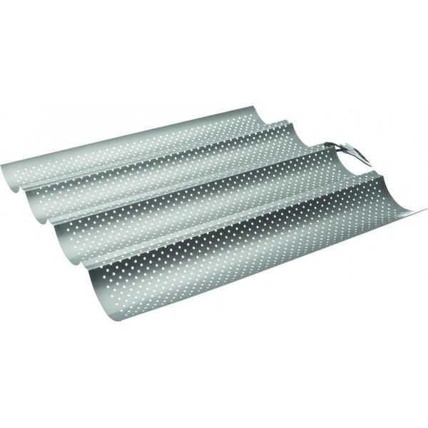 Teglia Forata Ibili, Acciaio Inox, 38X33 Cm, Argento-image