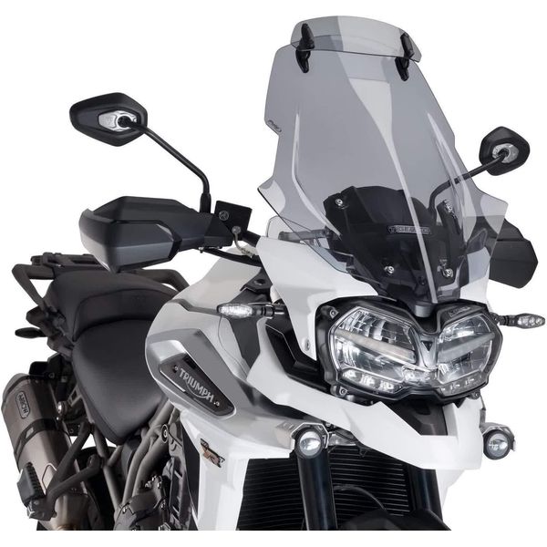 Cupolino Puig Touring Con Deflettore Fumè Chiaro Per Triumph-image