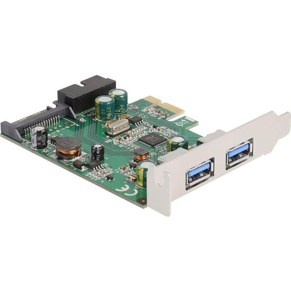 Delock - Usb-Adapter - Pcie 2,0 Low-Profile - Usb, USB2.0, USB3.0, Usb 3,2 Gen 1 (90096)-image