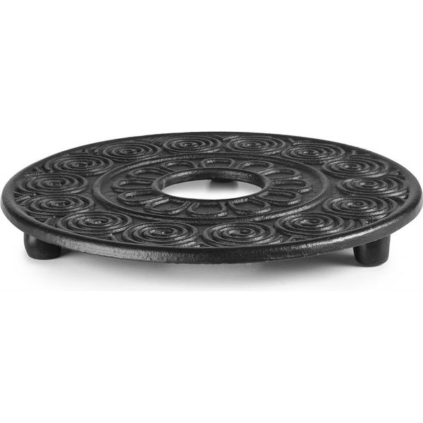 Supporto Per Teiera Ibili-Oriental, Ghisa, 16X1,5 Cm, Nero-image