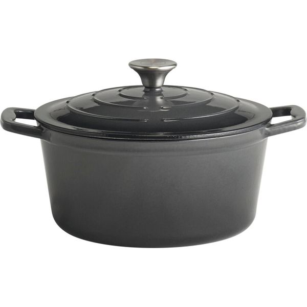Aps 88303 Casseruola Aps Con Coperchio 5STARS, 4,0 Litri, Antracite-image