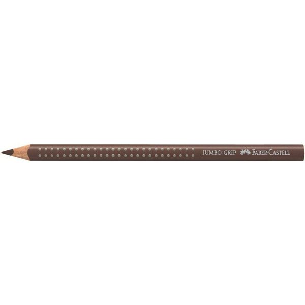 Faber-Castell 110976 FABER-CASTELL Buntstift Jumbo Grip Schokobraun 12Er-image