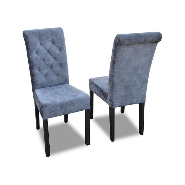 8X Chesterfield Sedia Set Sedile Imbottitura Set Sala Da Pranzo Sedie Poltrona Pelle K11-image