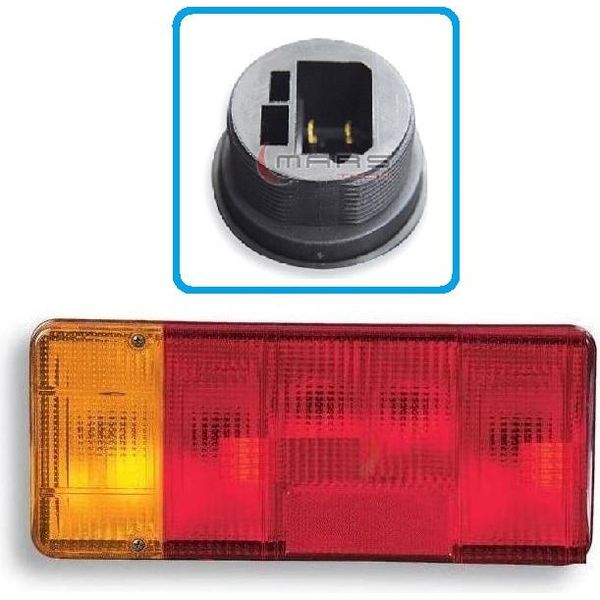 Bremsleuchte Hinten Links Iveco Daily Eurocargo, Fiat Ducato, Peugeot Boxer, Renault Master Mascott, Citroen Jumper, 500356783, 500356783, 1904640, 1907701, 4765757, 4808773 | Mit Stecker-image