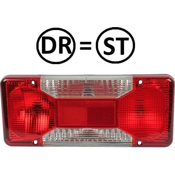 Bremslichtfenster Hinten Iveco Daily, Fiat Ducato Doblo Cargo Pick-Up, Oe 42555131-image