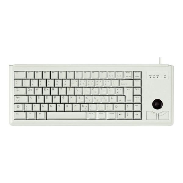 Cherry G84 4400 - Tastatur - PS/2 - 84 Tasten - Trackball - Hellgrau - Deutsch (G84-4400LPBDE)-image
