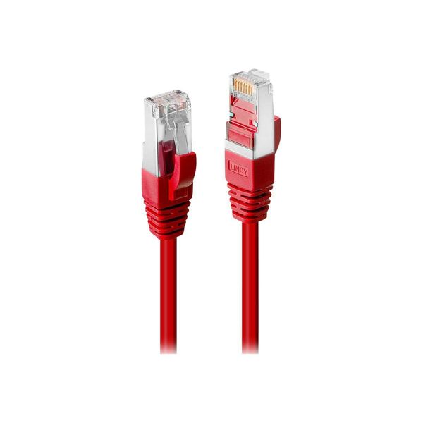 Lindy 45624 S/Ftp Cat6 Kabel, Rot, 3.00M Lsoh, Inkl. Testprotokoll-image