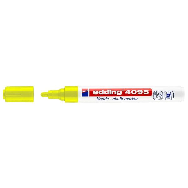 Edding 4095 Pennarello A Gesso Giallo Neon-image