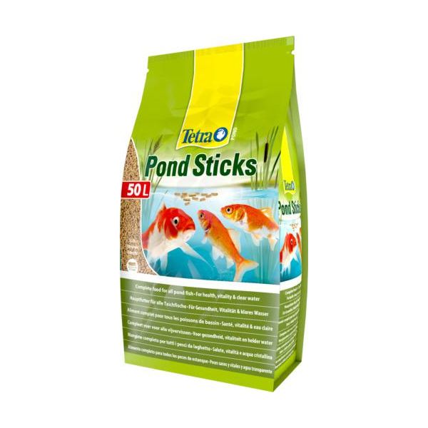 Tetra Pond Sticks Cibo Per Pesci Alimento Base Per Tutti I Pesci Da Laghetto Da Giardino 50 Litri-image