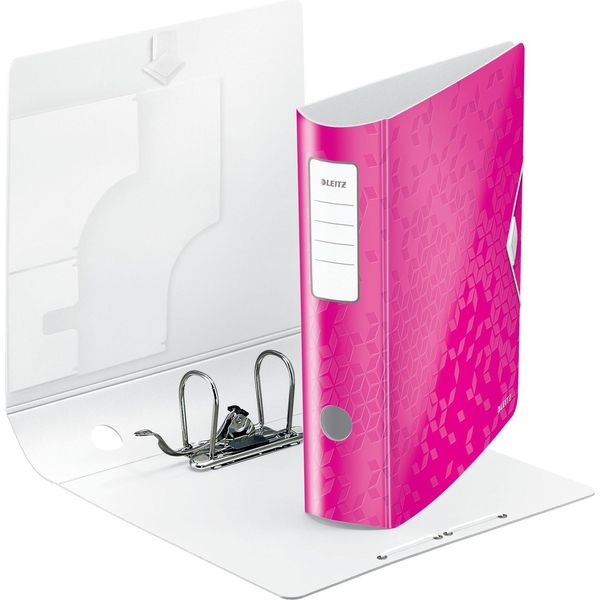 Leitz 1106-00-23 1106 Active Wow Cartella A4 - 82 Mm, Rosa Metallizzato-image