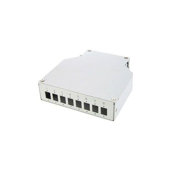 Digitus Professional DN-96890 Adattatore Per Guida Din Per Accoppiatori 6X Sc/Sx O 8X Lc/Dx, Colore Grigio-image