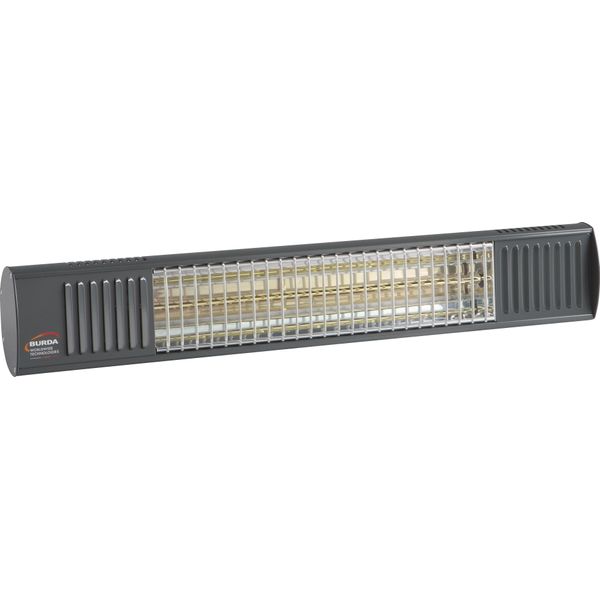 Riscaldatore A Infrarossi Term2000 IP67 Ultra Low Glare 1500 Watt Antracite-image