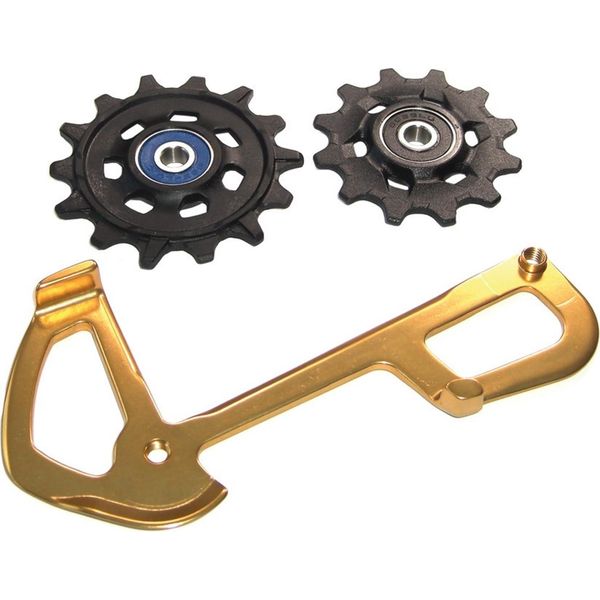 Sram 11.7518.077.000 XX1 Puleggia Del Deragliatore Posteriore X-Sync E Gabbia Interna Oro Deragliatore Posteriore Eagle, Oro-image