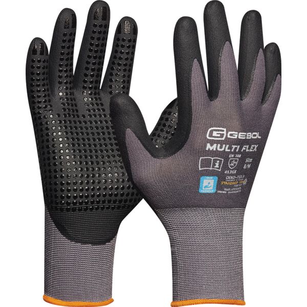 Guanto Gebol Multi Flex Taglia 8 709276 Grigio-image