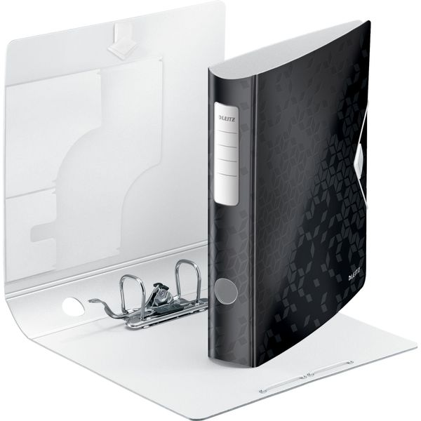 Leitz 1107-00-95 1106 Active Wow Cartella A4 - 60 Mm, Nero Metallizzato-image