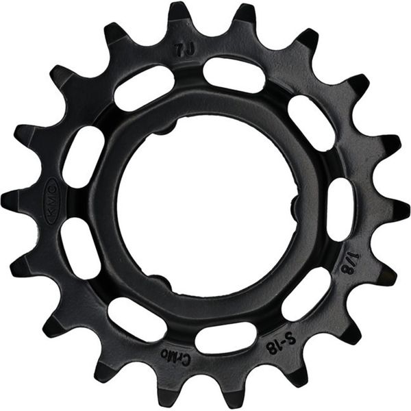 Pignone Kmc Per E-Bike Per Shimano Wide 1/2' X 1/8', 18 Denti, Nero-image