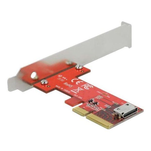 Delock Pci Express X4 Karte Zu 1 X Intern Oculink SFF-8612 - Low Profile Formfaktor (90482)-image