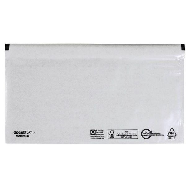 Docufix® Classic Tasche Per Bolle Di Consegna In Plastica Ecologica Din Lungo 1.000 Pezzi.-image