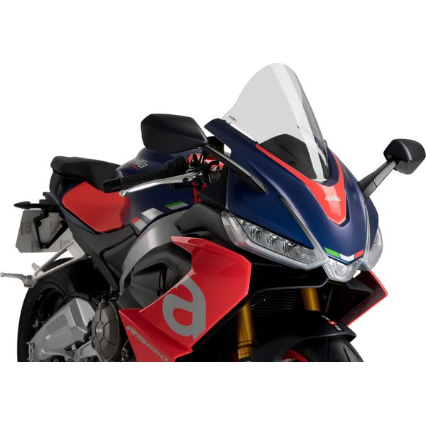 Cupolino Puig R-Racer Trasparente Omologato Abe Per Aprilia Rs-image