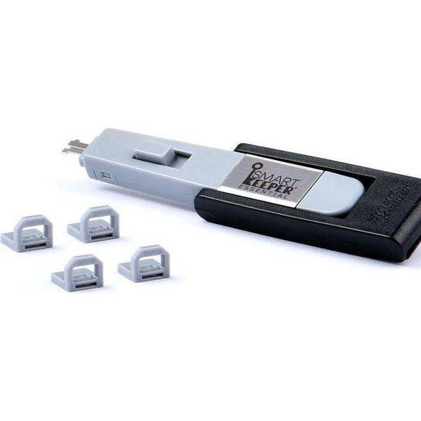 Smartkeeper BL04PKGY Smartkeeper Mini "USB-B Port"" Blocker Grau 4 Stk.+Key"-image
