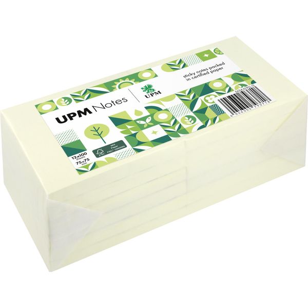 Upm Notes Note Adesive 5654-01PG-12 75X75Mm 100Fogli 12Pz.-image