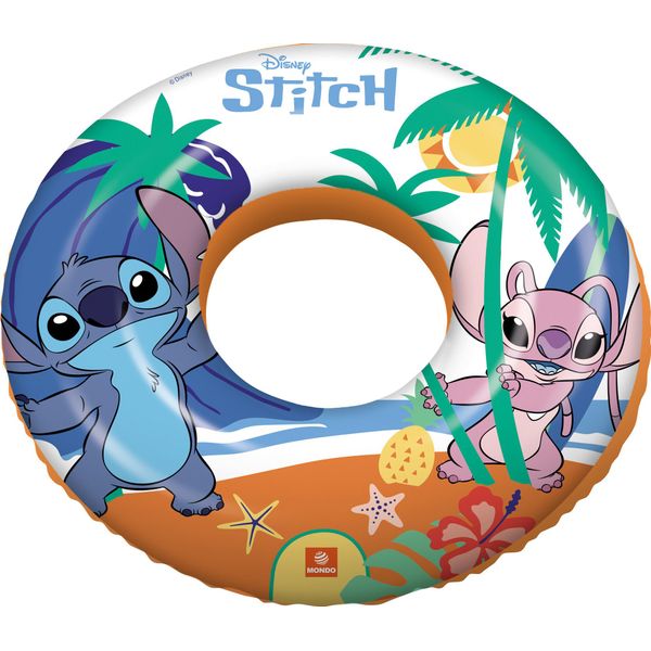 Happy People - Disney Stitch - Anello Per Il Nuoto (Ø 50 Cm) Pneumatico Per Il Nuoto Anello Per L'acqua Aiuto Al Nuoto Per Bambini-image