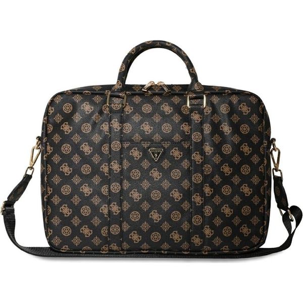 Torba Guess 4G Peony Tasca Frontale Cerniera Triangolo Logo 16 Czarny-image