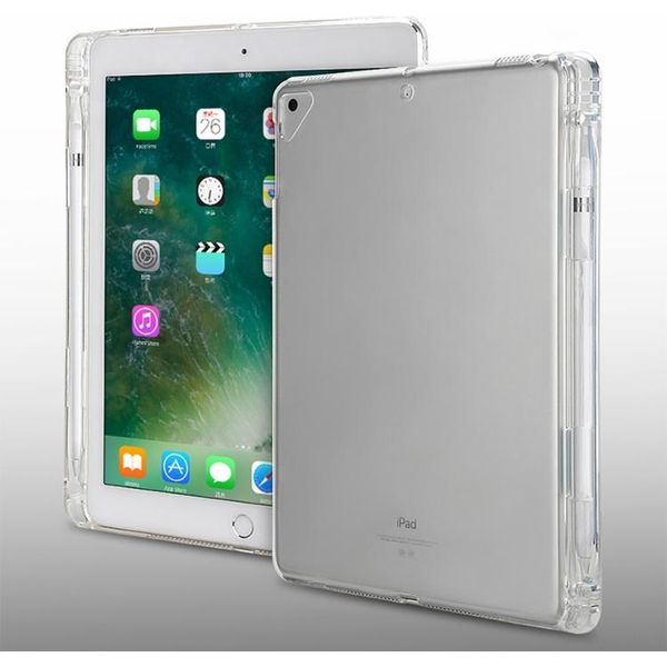 Custodia Protettiva Morbida In Tpu Trasparente Per Ipad Pro 9,7 Pollici E Ipad 9,7 (2018) E Ipad 5 E 6, Con Slot Per Penna-image