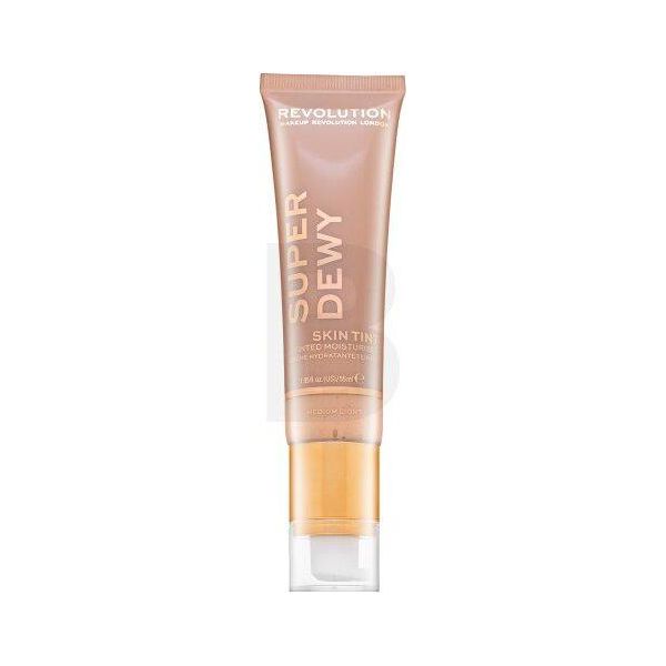 Makeup Revolution Super Dewy Skin Tint Moisturizer - Emulsione Colorata E Idratante Medio-Leggera 55 Ml-image