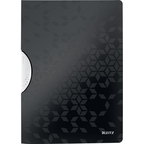 Leitz 4185-00-95 Raccoglitore A Clip Leitz Wow Colourclip, Din A4, Pp, Nero-Metallico-image