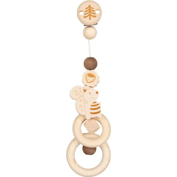 Heimess 765140 Clip Scoiattolo, Natura H= 20,8 Cm, Legno, Natura-image