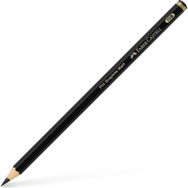Faber-Castell 115210 Matita Pitt Graphite Matt Grado Di Durezza: 10B(S)-image