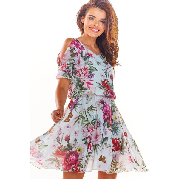 Mini Abito Da Donna Awama Margada A295 Bianco M-image