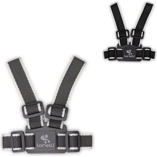 Imbracatura Di Sicurezza Per Bambini Lorelli Baby Walk, Imbracatura Da Passeggio, Linea Da Passeggio, Imbracatura Regolabile Grigio-image