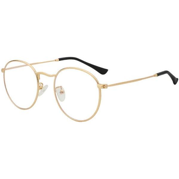 Occhiali Veyrey Blue Light Oval Curda Oro-image