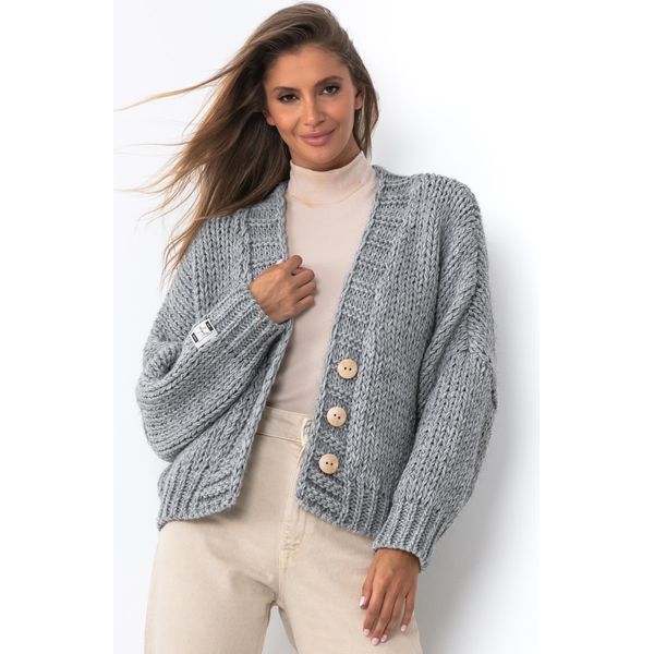 Fobya Maglione Donna A Maglia Corta Grigio Neonila 40/42-image