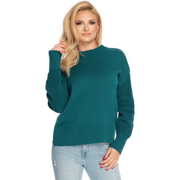 Peekaboo Maglione Da Donna In Cotone Con Dolcevita A Basso Contenuto Di Panna Patak Verde Scuro Universale-image