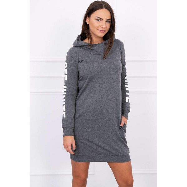 Kesi Felpa Donna Abito Dulces Graphite Melange Universale-image