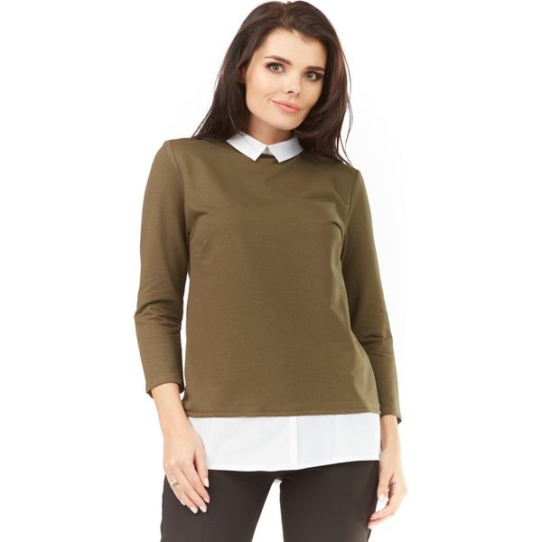 Awama Camicetta Da Donna Ygraine A208 Kaki S/M-image