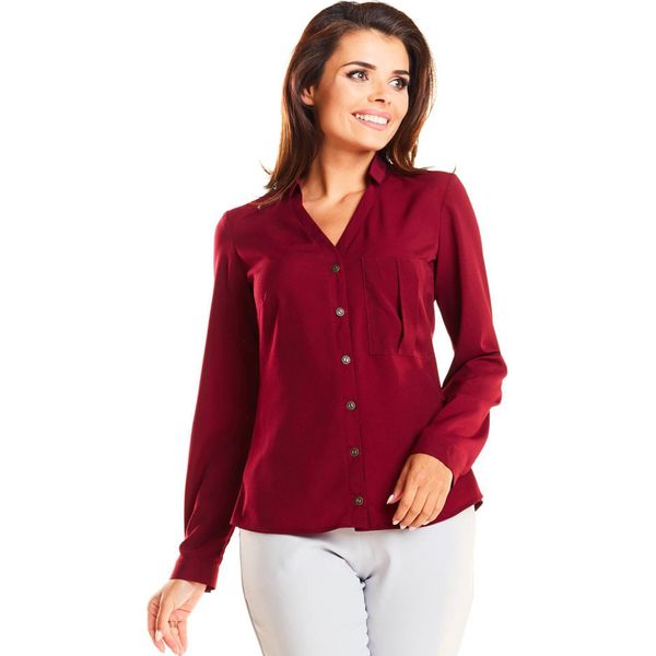 Infinite You Camicia Formale Da Donna Belades M176 Bordo S-image