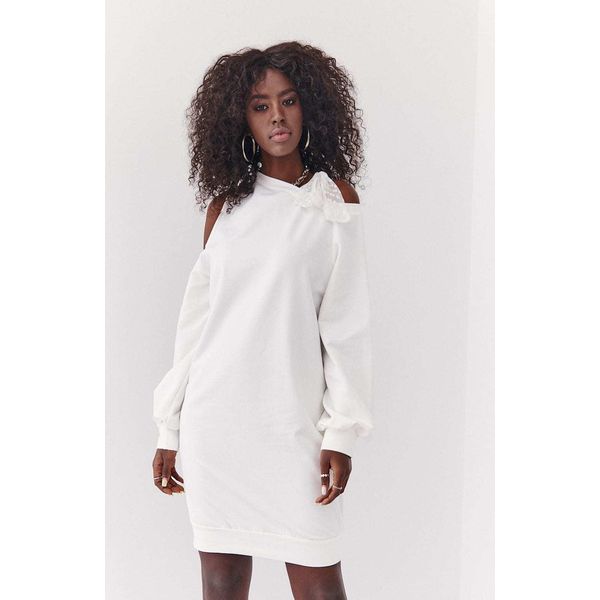 Fasardi Abito Donna Off Shoulder Gynessant Ecru Universale-image