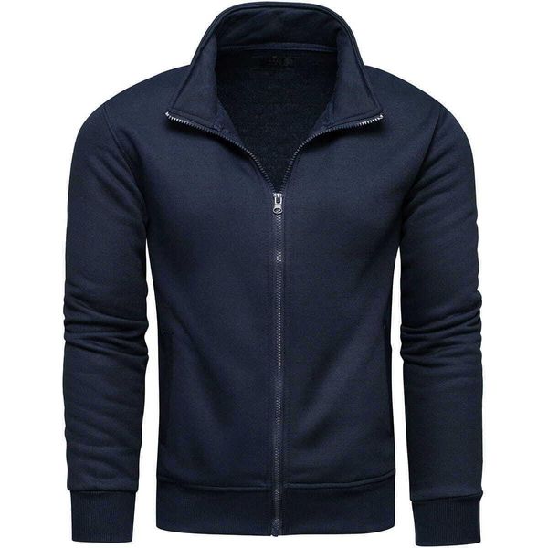 Recea Felpa Uomo Con Zip Emrysant Navy L-image