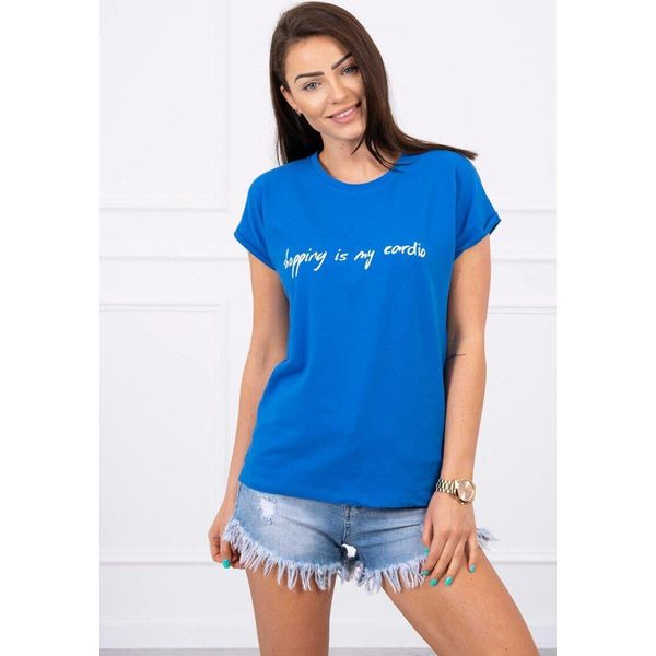 Kesi Maglietta Stampata Da Donna Kuse Blu Fiordaliso Universale-image