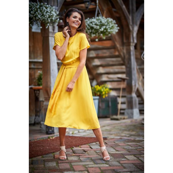 Infinite You Mini Abito Donna Guinendole A296 Giallo L-image