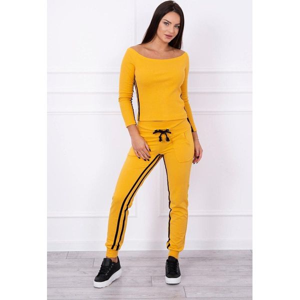 Kesi Set Donna Delvin Senape-Nero Universale-image